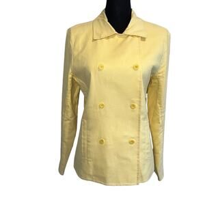 EILEEN FISHER Jacket Double Breasted Pea Coat M